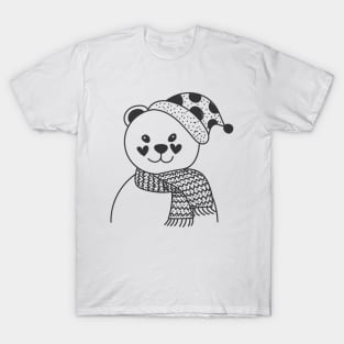 Cute Winter Polar Bear 2 T-Shirt